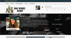 Desktop Screenshot of dogworksradio.com